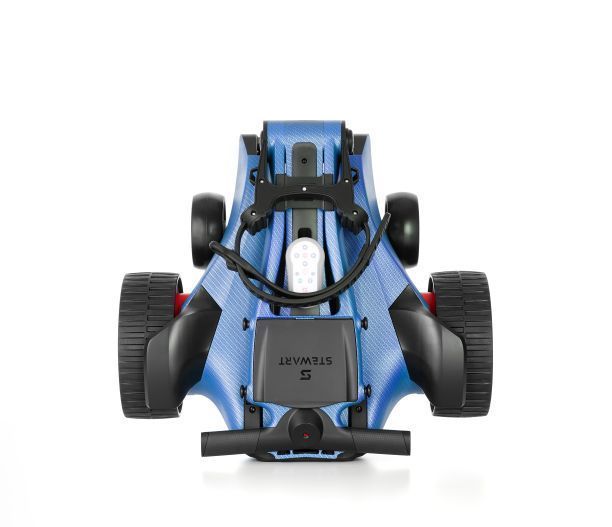 Електричний візок для гольфу STEWART Q Follow Carbon Range blue QF-EC-CUSTOM-14-UK/EU фото